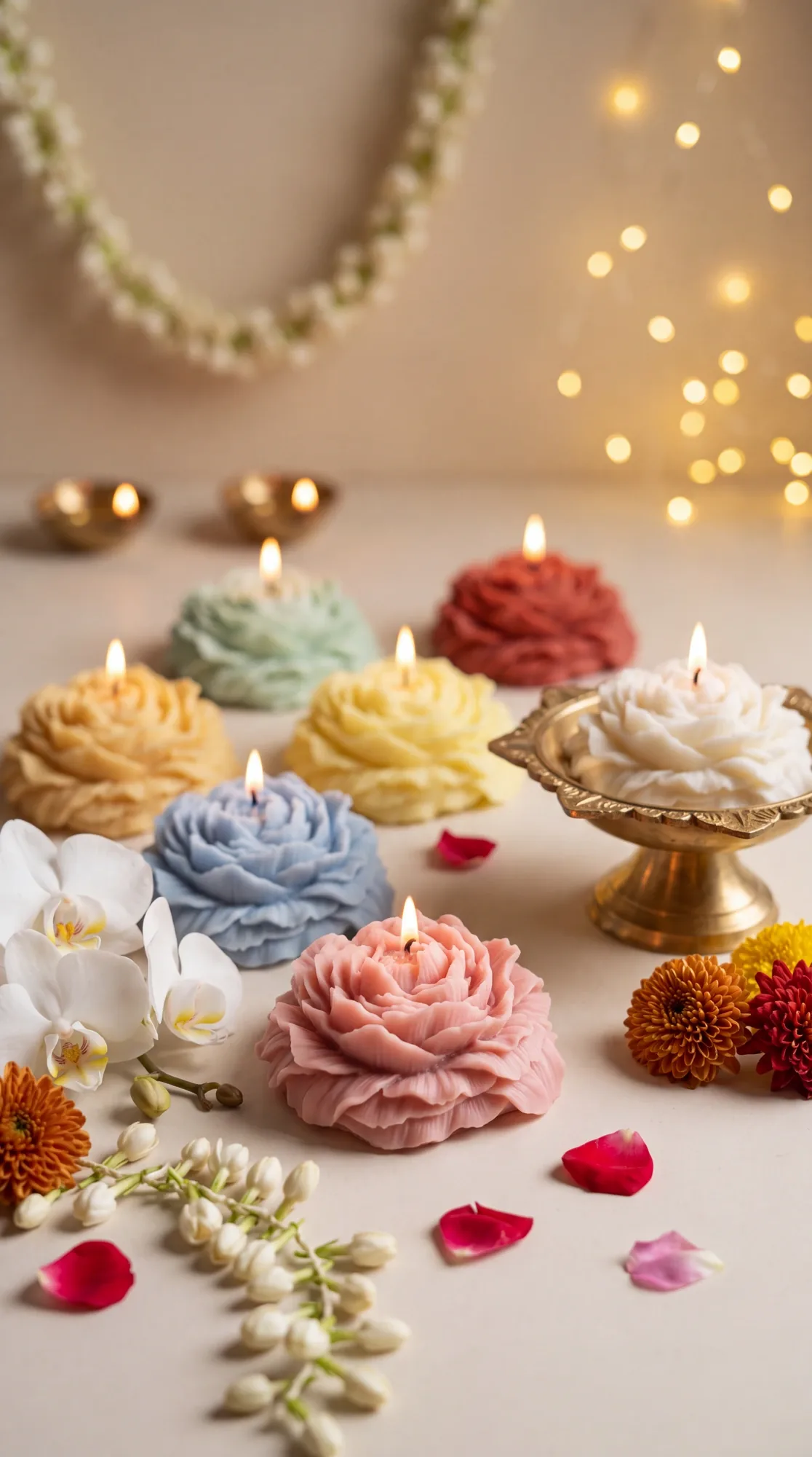 Peony Candle